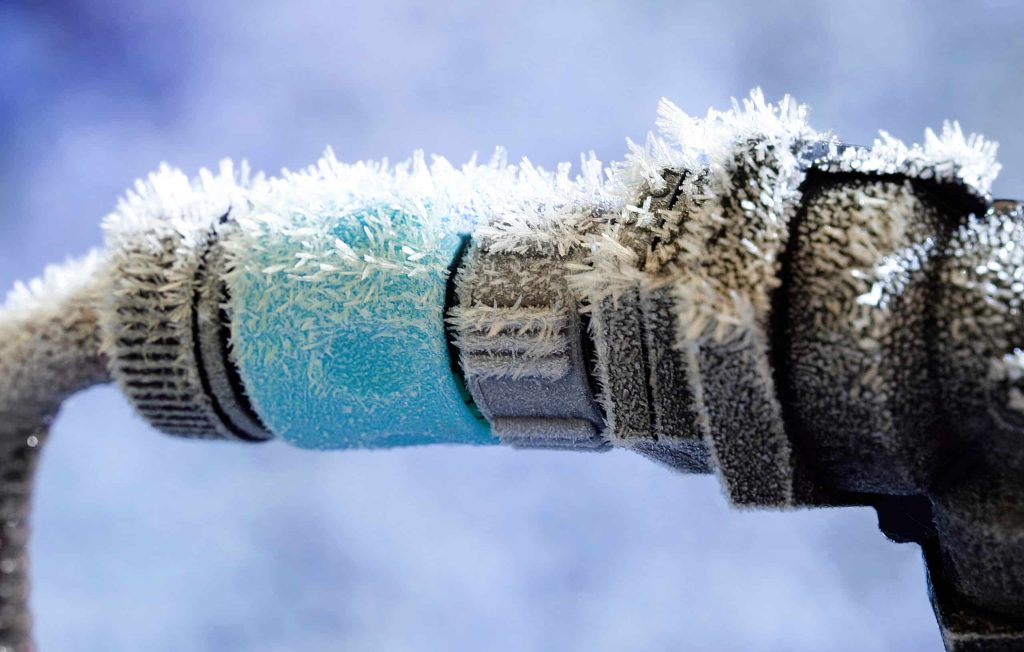 Frozen Water Connection